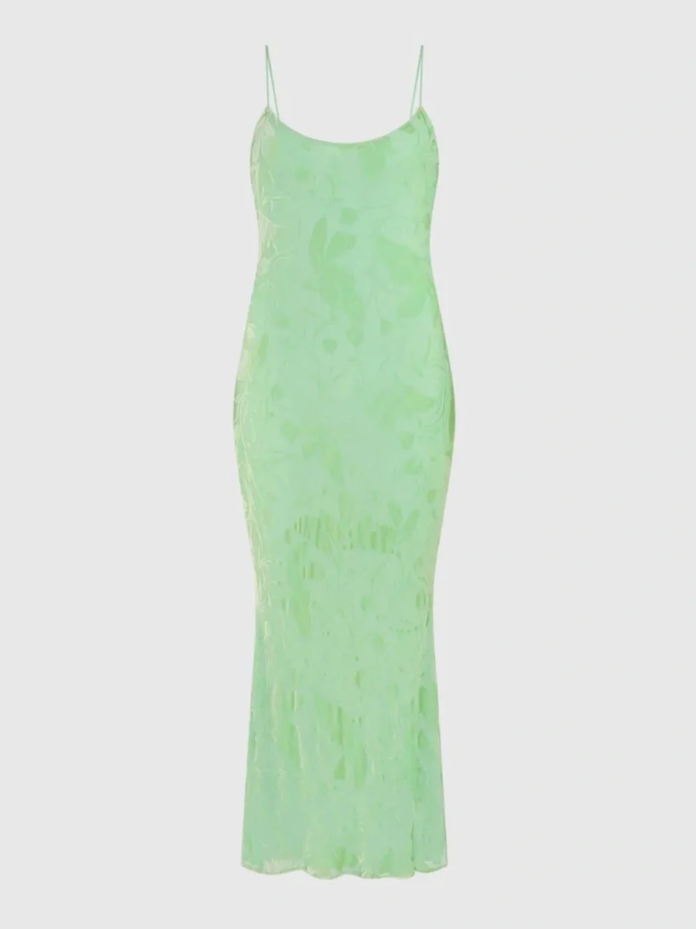 NWT Rat & Boa Eva Dress XS Green Slip Midi Dress